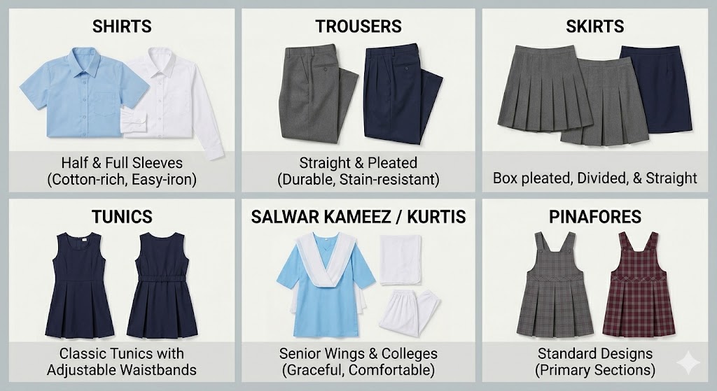 Customized School Uniform Supplier in Muzaffarpur Bihar